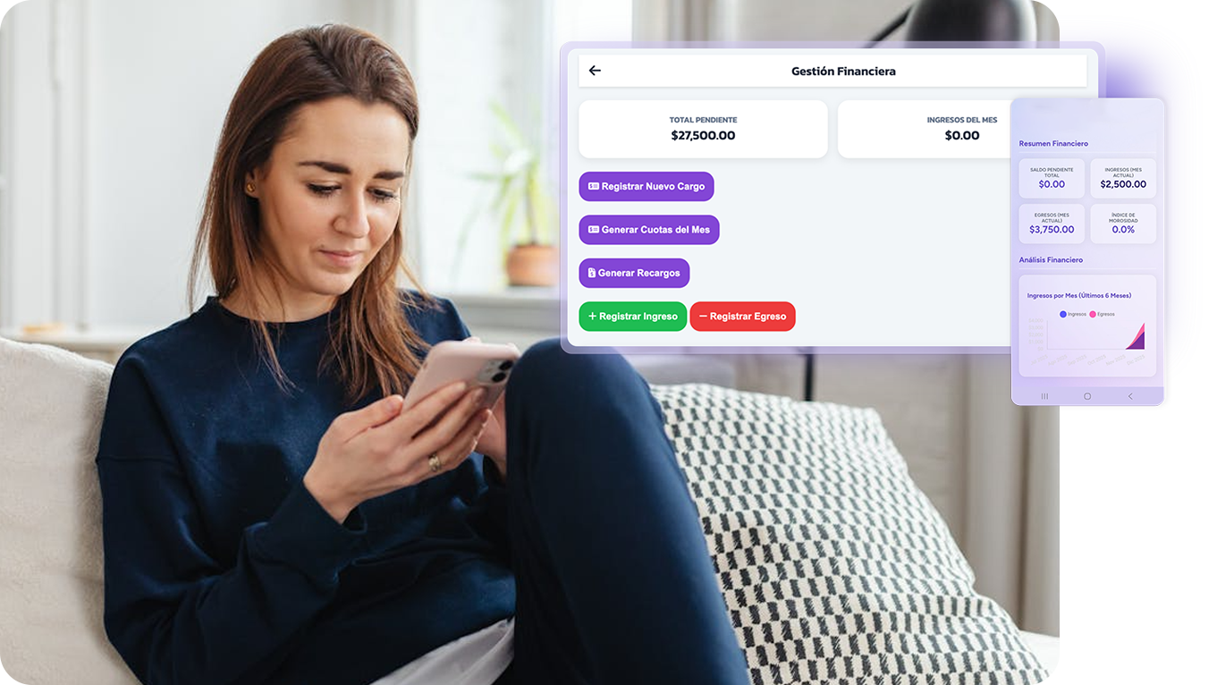 Captura de pantalla de Cuentas claras, residentes felices